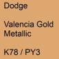 Preview: Dodge, Valencia Gold Metallic, K78 / PY3.